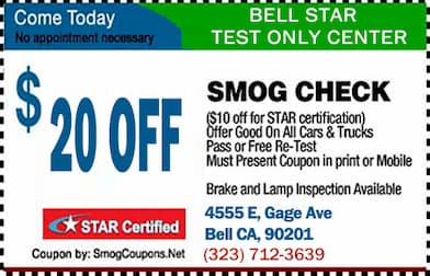 Bell smog coupon
