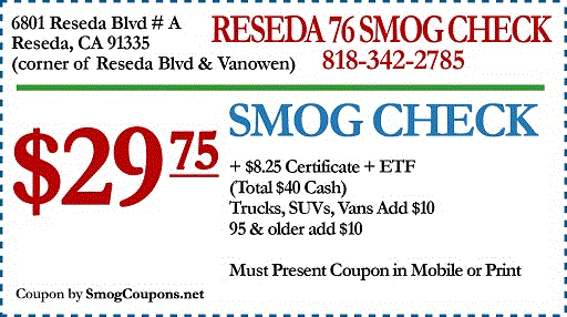 Reseda 76 Smog Check