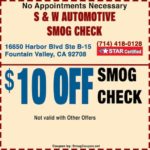 Smog Check Coupon Fountain Valley