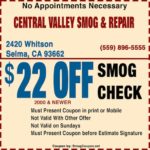 Smog Check Coupon Selma