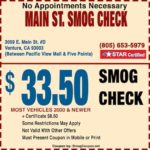 Smog Check Coupon Ventura