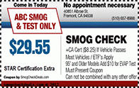 SmogCoupon fremont