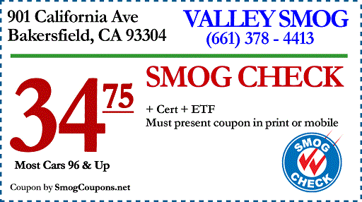 star Smog check coupon